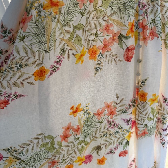 Yumi Kim White Floral Long Sleeve Dress - Picture 6 of 8